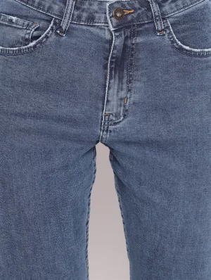 Frayed Hem Bootcut Jeans