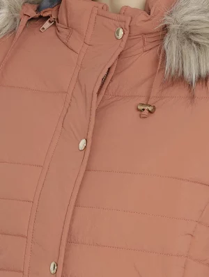 Hooded Neck Quilted Jacket